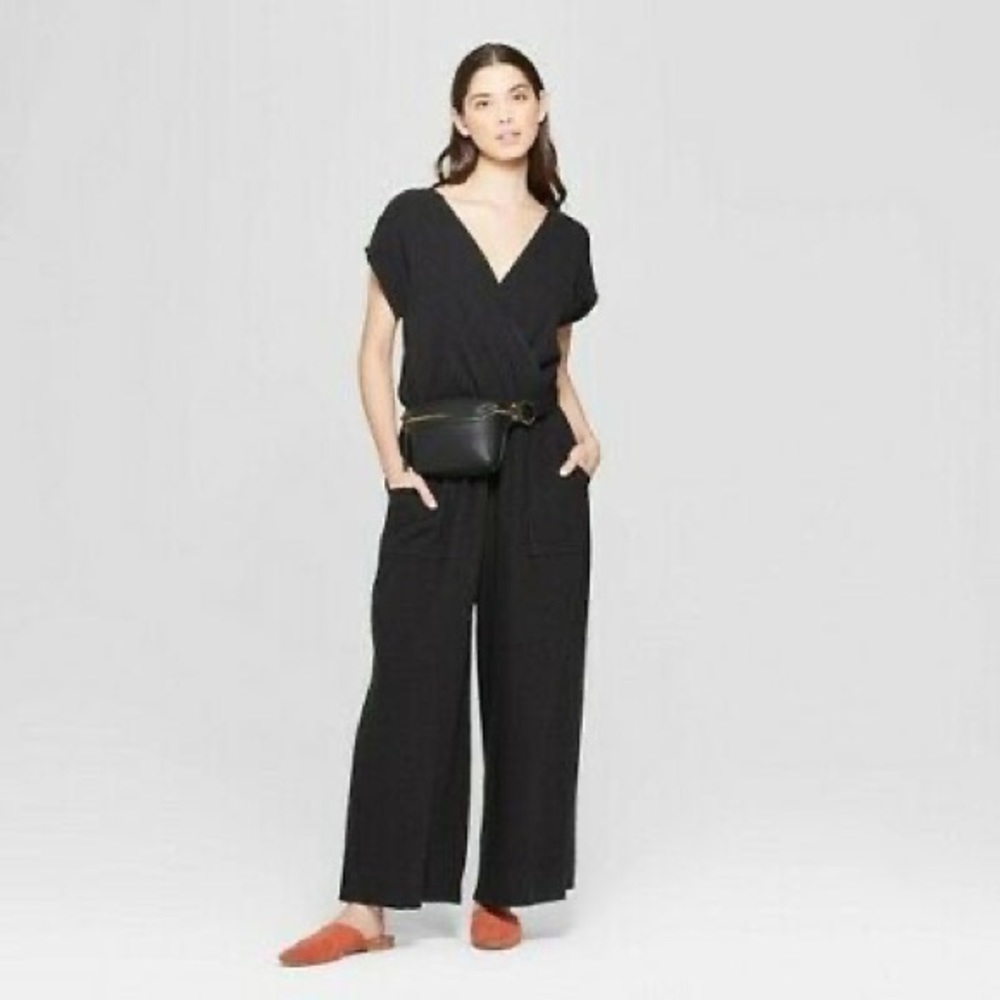 Black Linen Jumpsuit